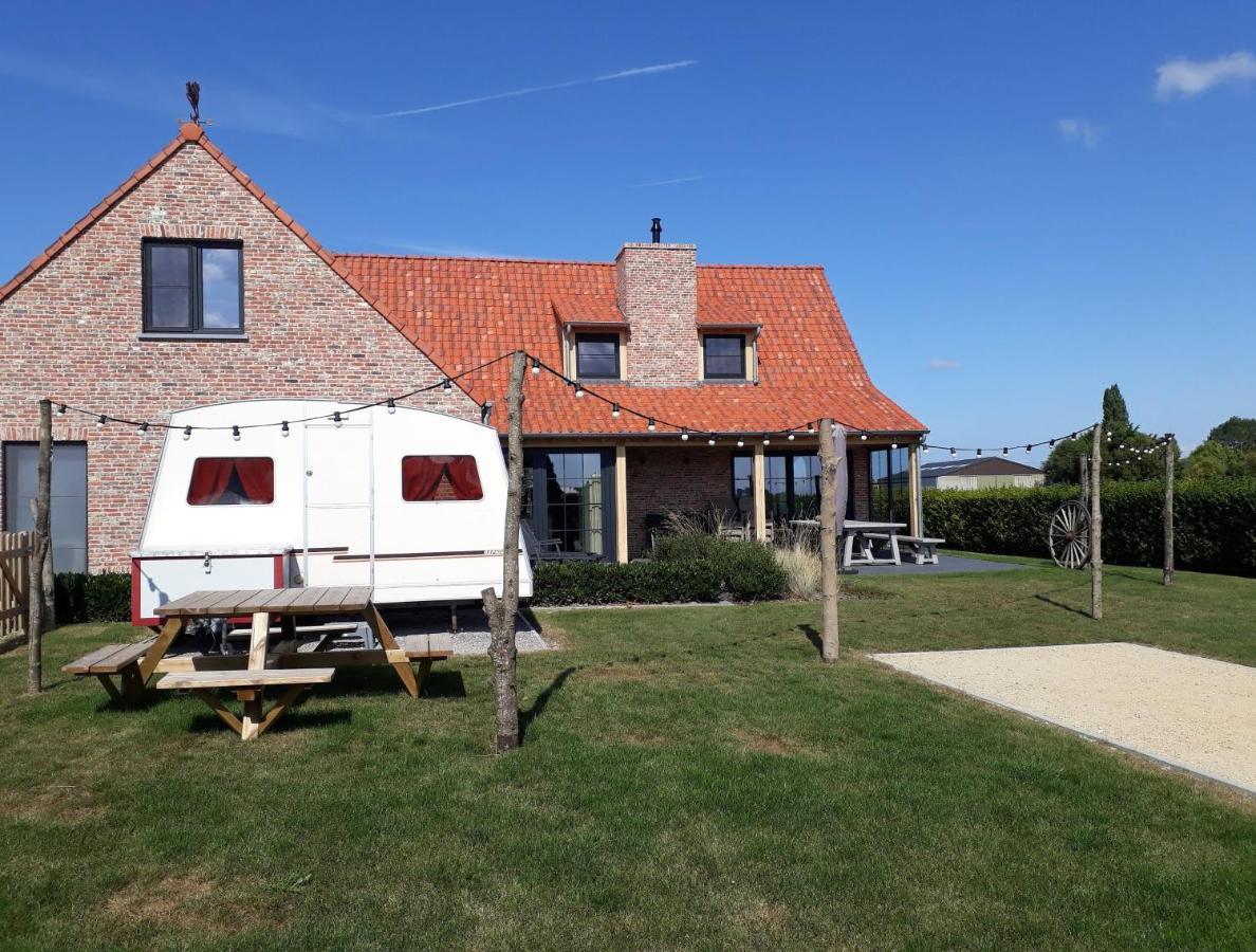 Florentinus Met Hottub, Afgesloten Tuin En Overdekt Terras Veurne Eksteriør billede